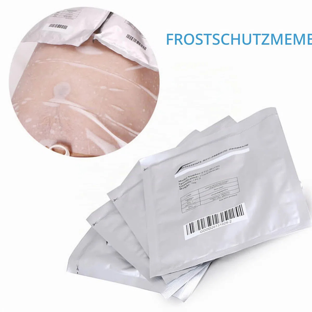Lazzybeauty Antifreeze Membran, Große Größe, Medizinische Cryo Pads für Cryolipolyse Geräte, je 34x42 cm, 110 g, 10er Pack