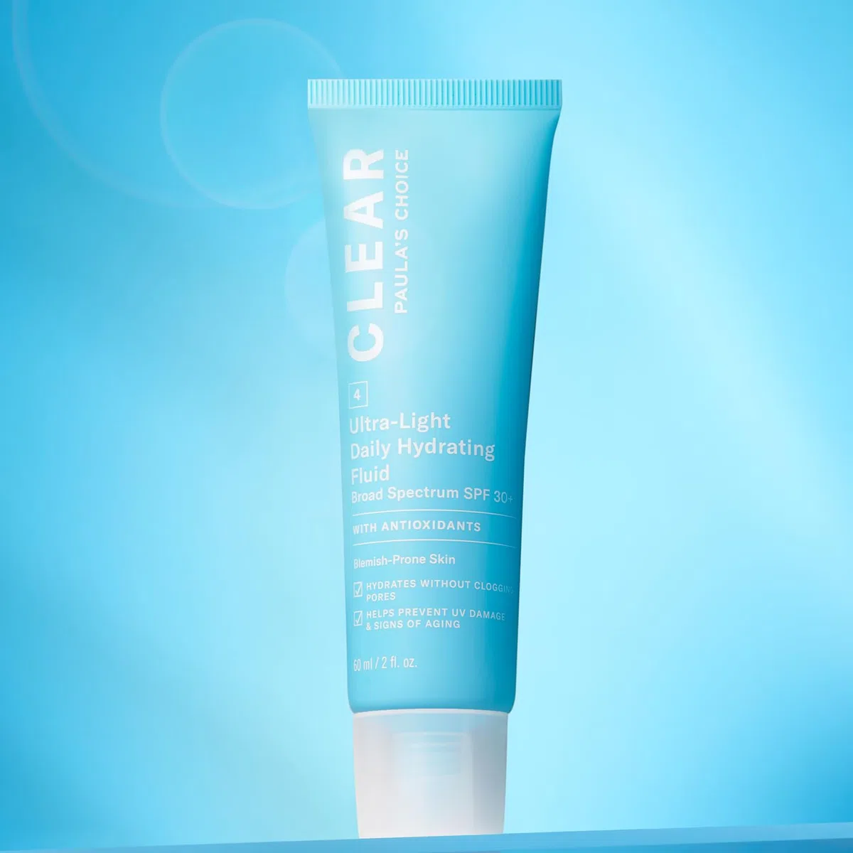 Paula's Choice CLEAR Tagescreme LSF 30 - Leichte Sonnencreme Gesicht - für Unreine Haut mit Mitesser & Akne - mit Vitamin E & Antioxidantien - Mischhaut bis Fettige Haut - 60 ml