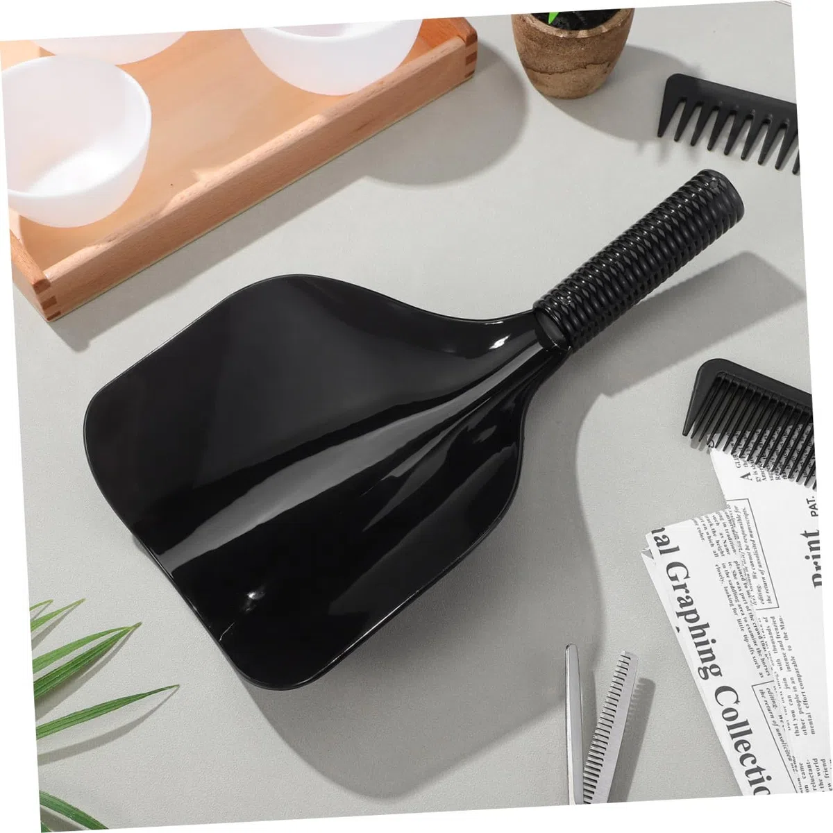Beavorty 3st Haarmaske Hervorheben Friseurstation Perücke Friseurschutz Markieren Haarschutz Haarcreme Salon Friseur Haarstyling-zubehör Schwarzes Haarspray Haar Styling Plastik Black