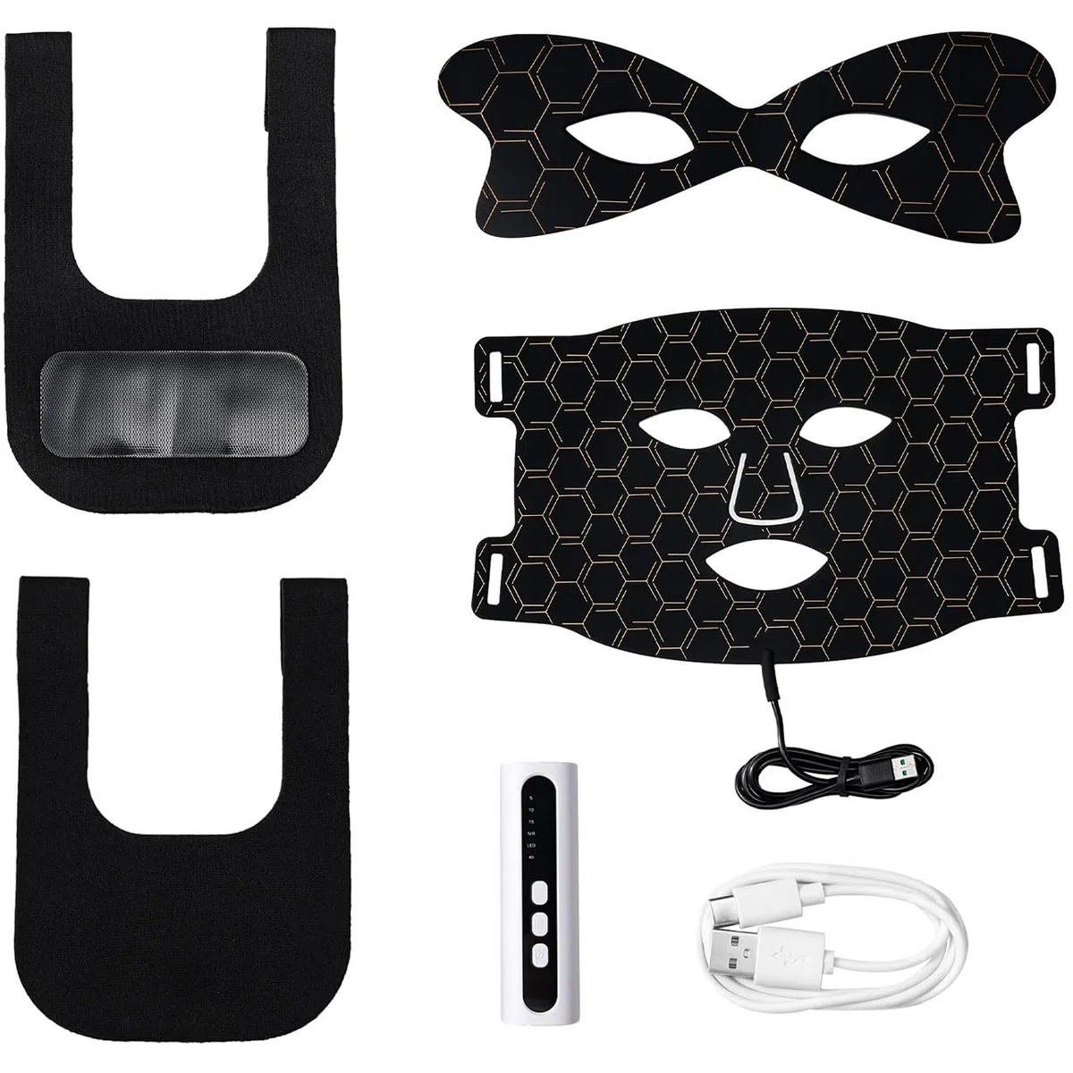ideoon LED-Licht-Gesichtsmaske: Für ein strahlendes Hautbild - effiziente Gesichtspflege & Beauty-Anwendung für zu Hause