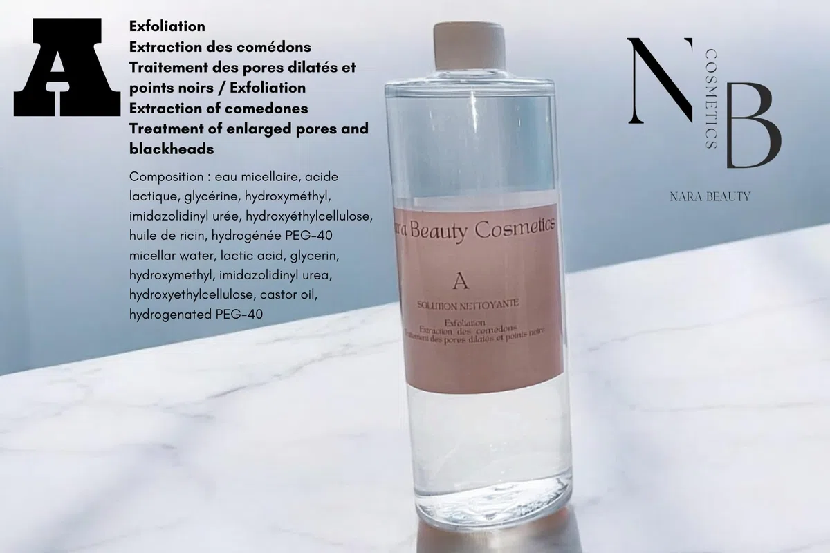 Nara Beauty Cosmetics Set für Hydrafacial-Maschinen, 4 x 500 ml, Reinigungslösungen, Behandlung, Feuchtigkeitsversorgung und Maschinenpflege