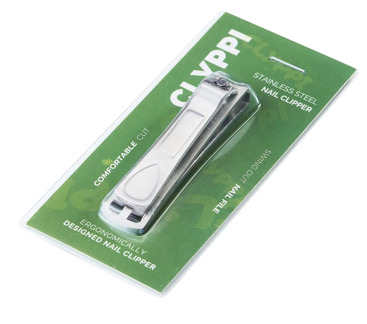 Nagelknipser für Fußnägel von Clyppi - Ausklappbarer Nagelreiniger/Feile - eine beliebtes Geschenk für Mann & Frau - Schärfster Edelstahl-Knipser - Breiter leicht drückbarer Hebel - Nagelschneider in bester Qualität