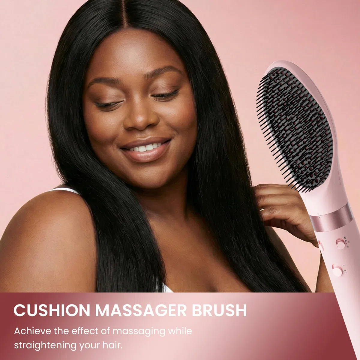 MESCOMB 5 in 1 Dual Voltage Hair Styler Ionen Föhn & Airstyler Set mit Aufsätzen, Schnelltrocknend,Lockenstab,Glätten, Volumen, Ohne Hitzeschäden | 100–240V für weltweite Reisen mit Reisetasche
