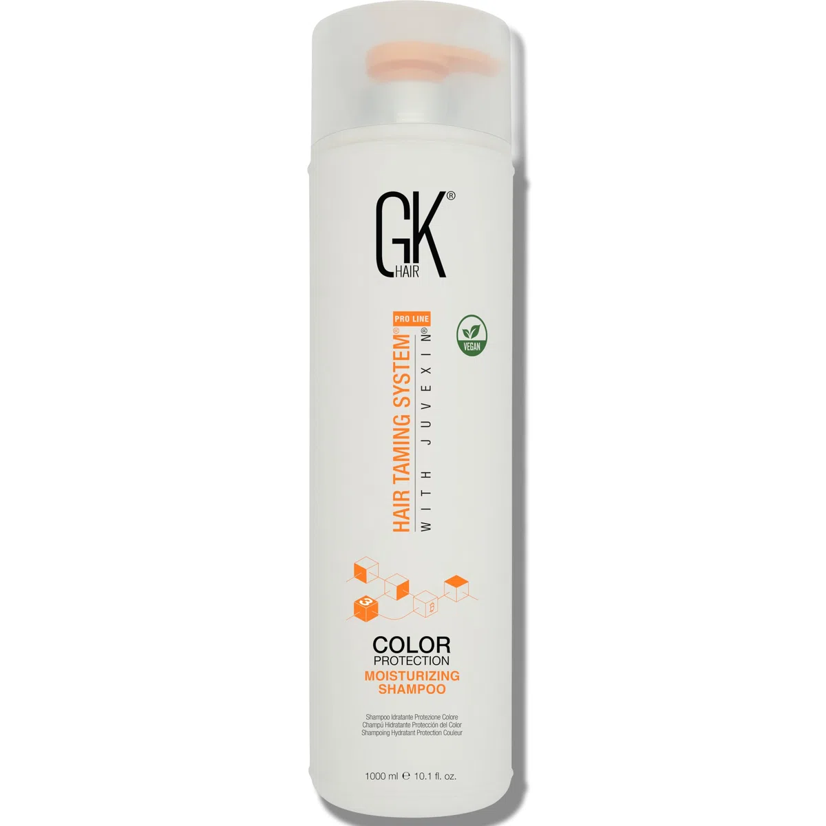 GK HAIR Global Keratin Moisturizing Shampoo (33.8 Fl Oz/1000ml) Pflegt gründlich für trockenes und geschädigtes Haar - Shampoo für Damen und Herren