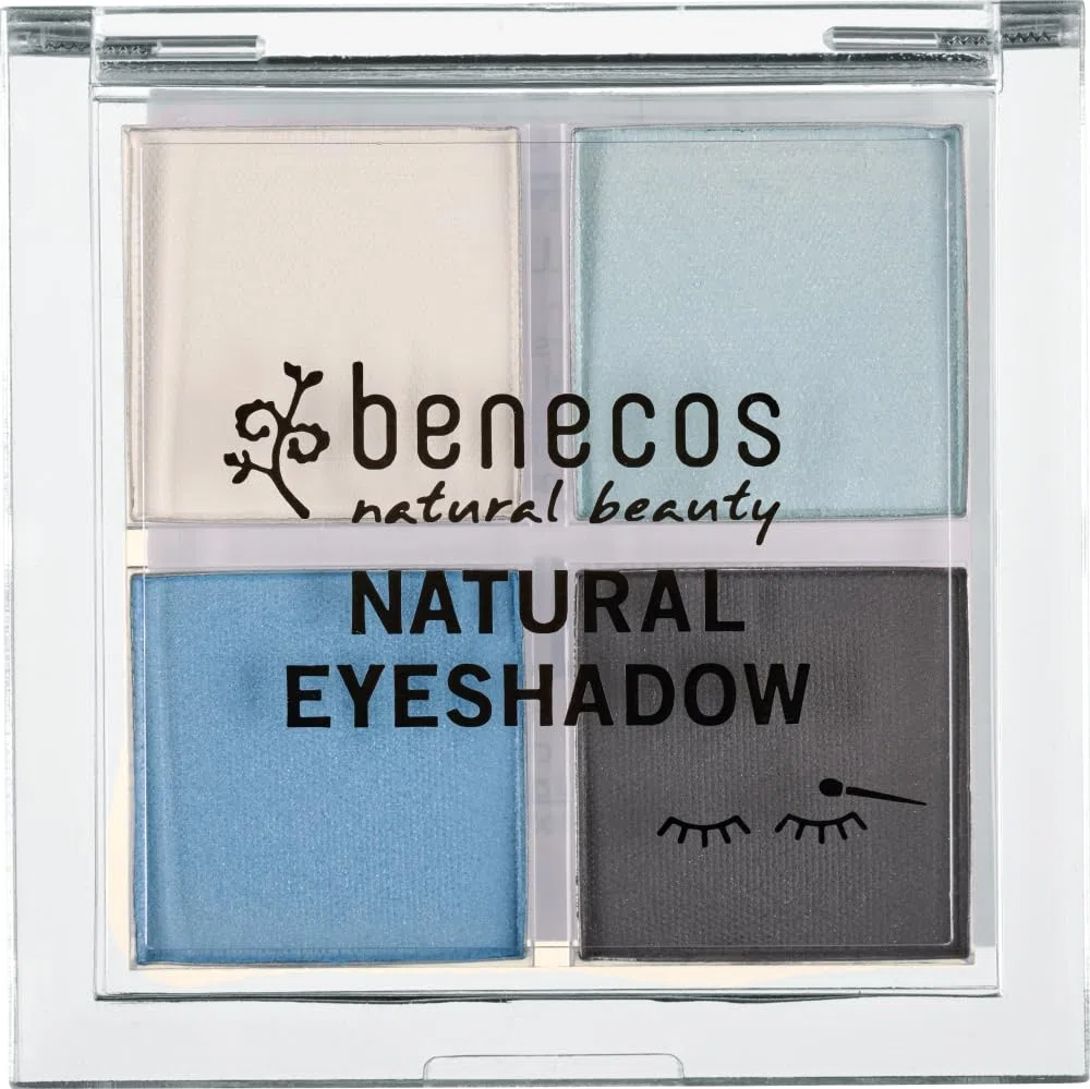 benecos Quattro Eyeshadow true blue 12 x 4,80 g