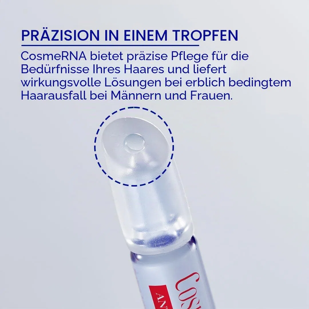 Haarrevitalisierendes Tonikum 1 ml (2 Stück) – einmal wöchentliche Anwendung für gesundes Haar bei Frauen und Männern