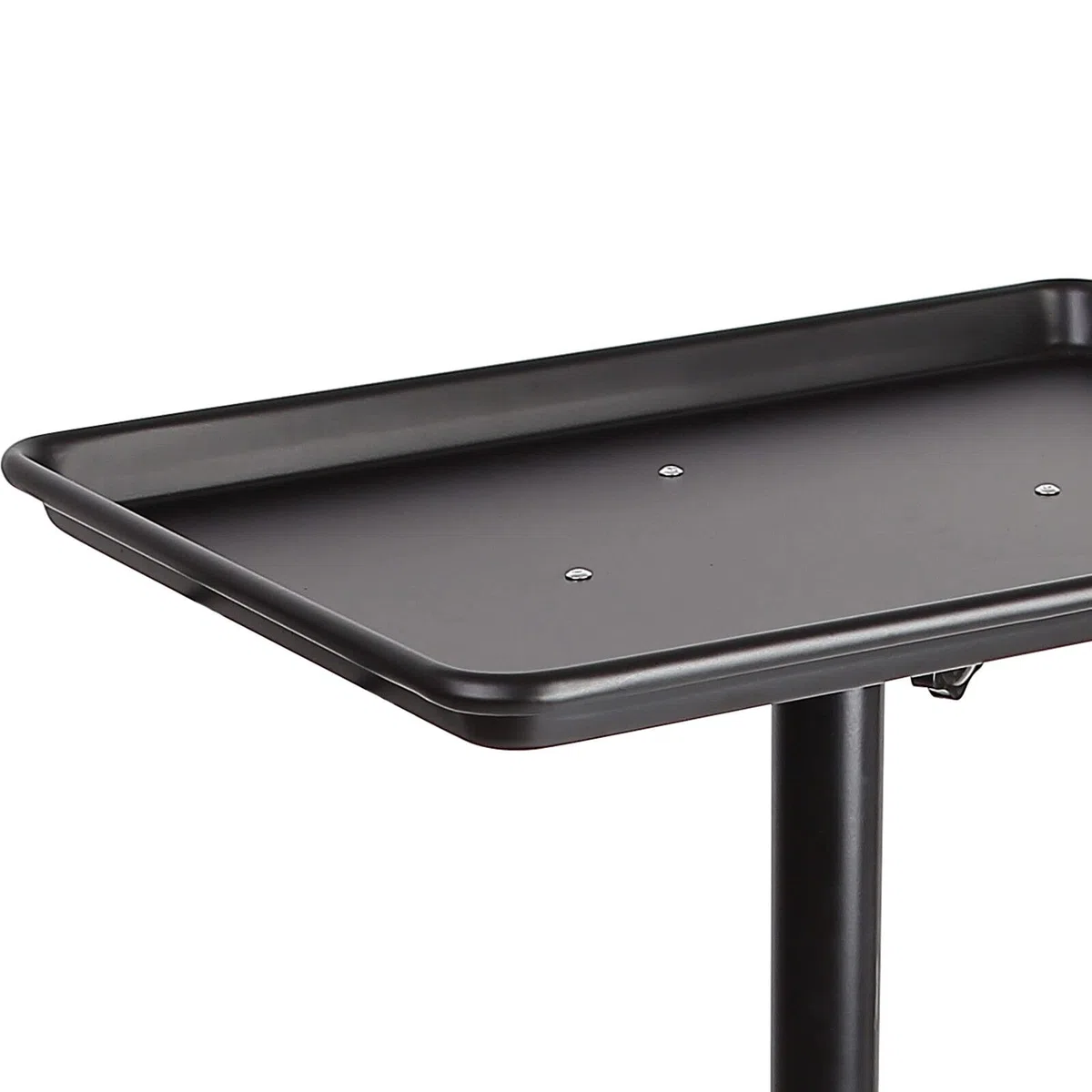 Salon Rollwagen Beauty Trolley Wagen Gerätewagen Friseur Salonwagen mit Ablagefläche und Stauraum,höhenverstellbarer Tattoo-Tablettwagen Rädern, Zubehör für Salon- Spa-Dienstleistungen, Schwarz
