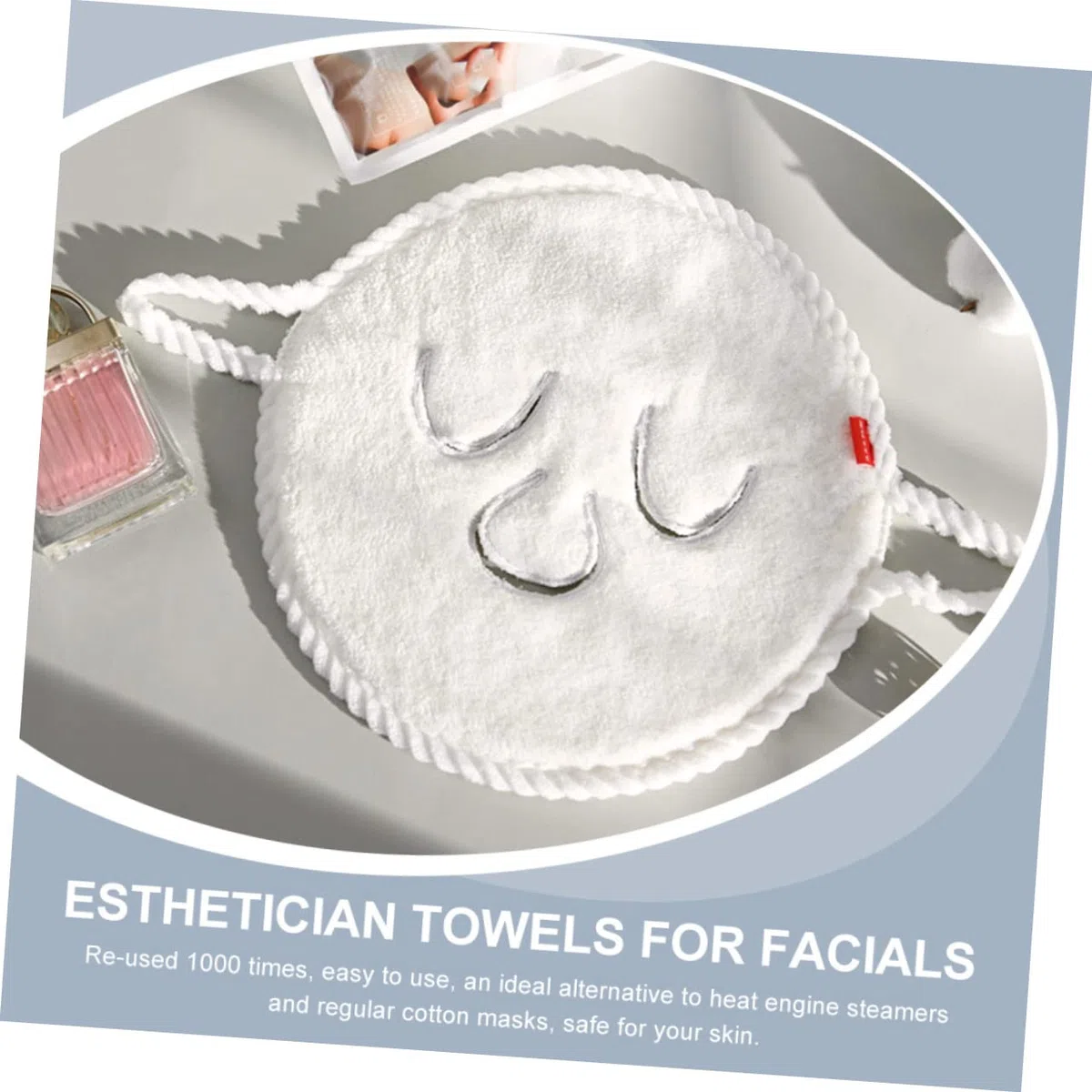 Beavorty 10stücke Hot Cold Compress Gesichtsmaske Tuch Wiederverwendbare Beauty Handtücher Für Für Tägliche Hautpflege