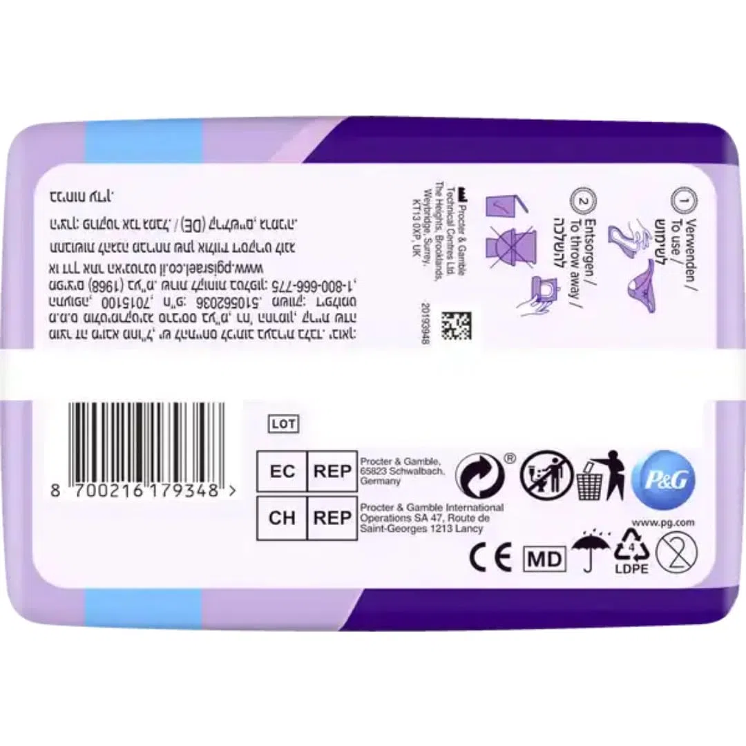 Discreet Inkontinenz Long Big Pack Pads Binden Damenbinden 26 STÜCK x 3 Packungen