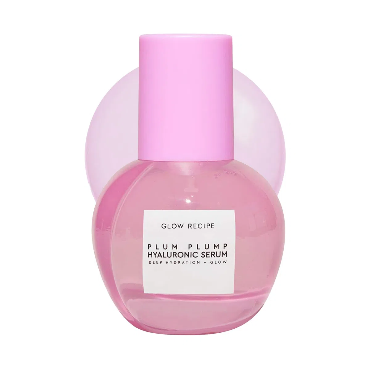 Glow Recipe Plum Plump Hyaluronsäure-Hautpflege-Serum – feuchtigkeitsspendende Hautpflege + Gesichtsserum für Frauen und Männer mit antioxidativer Pflaume + Vitamin B5 zur Reparatur der Hautbarriere