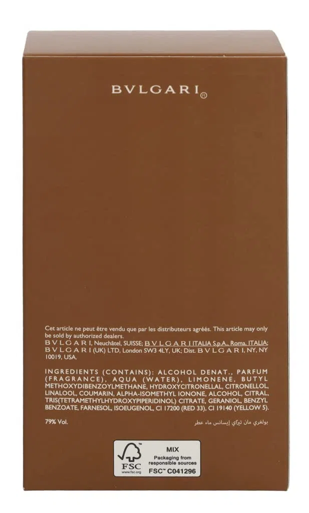 BVLGARI, Man Terrae Essence, Eau De Parfum, 100 ml.