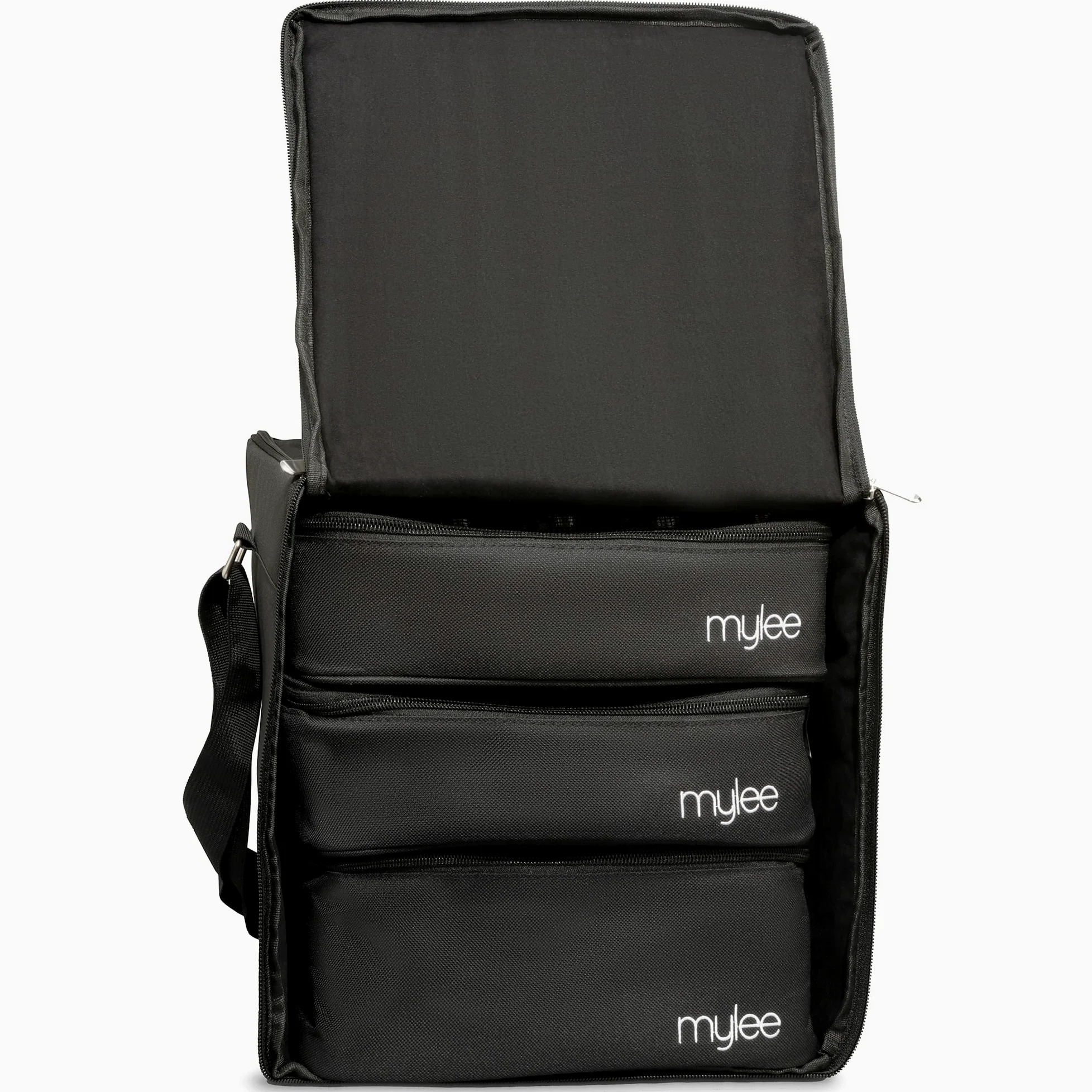 MYLEE Kit Case –Nagellackaufbewahrung, Nagellacketui, Nagellack-Organizer | Nagellackhalter, Nagellack-Set, Tragetasche, Schaumstoffeinsatz, Zubehör, für 84 Flaschen