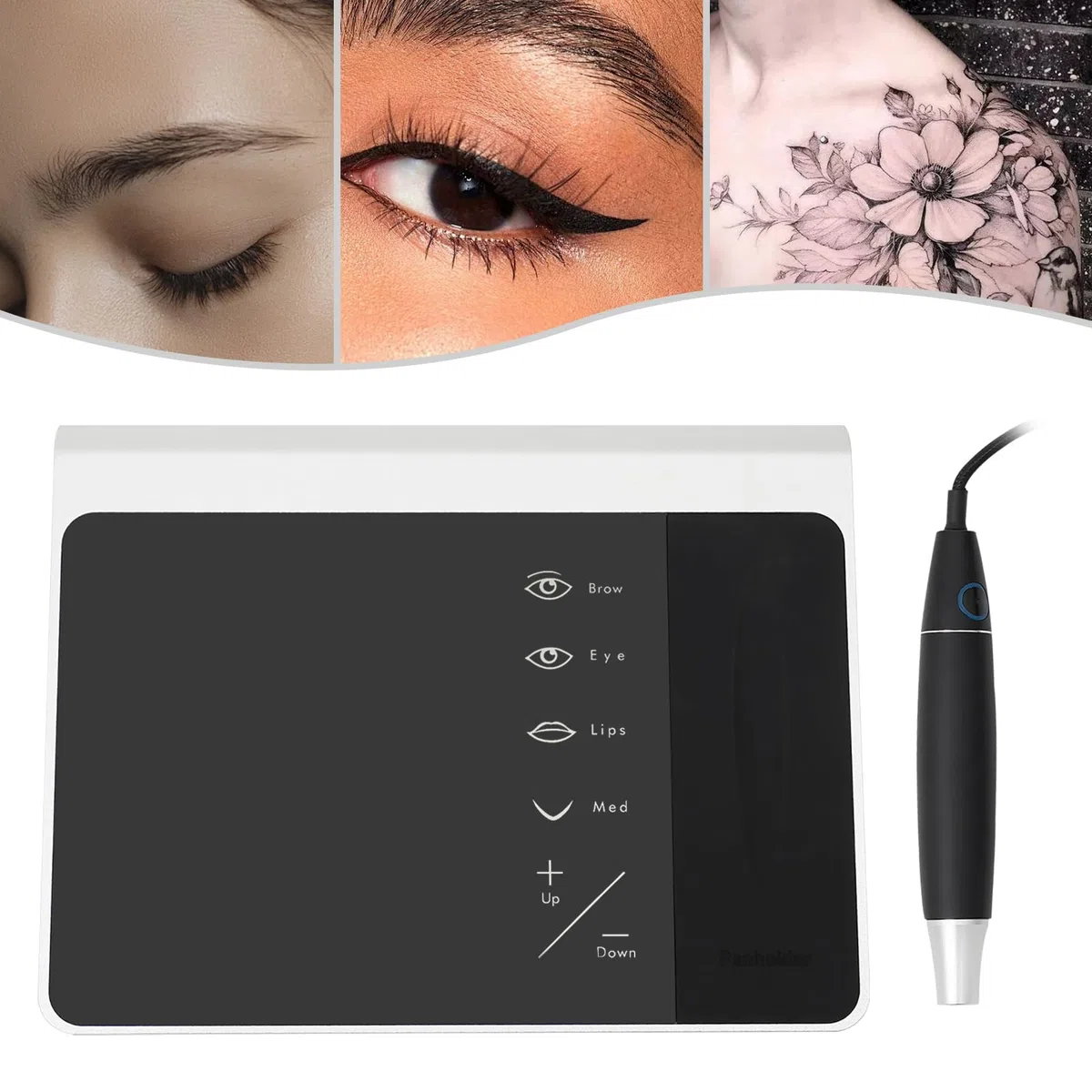 Kosmetische Maschine für Augenbrauen/Augen/Lippen, Augenbrauen-Zeichenmaschine für Semi Permanentes Make Up,Gerät, Touchscreen Bedienfeld