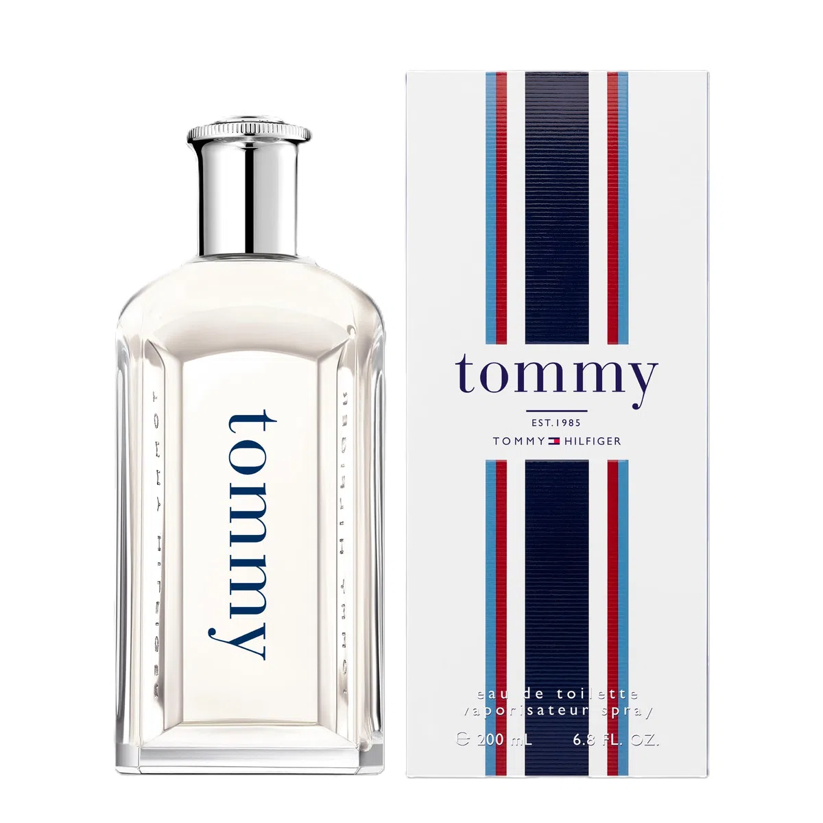Tommy Hilfiger Tommy 200 ml, Eau de Toilette Herren | Fougère-Duft, Zitrusnoten und Fruchtnuancen, Transparenter Glasflakon