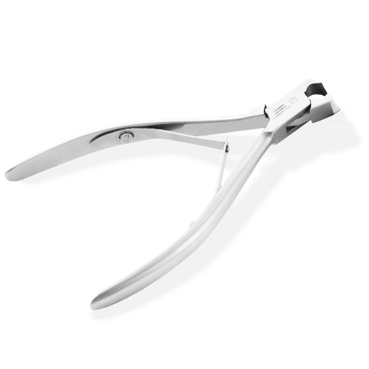 Otto Herder Manicure Nagelzange 11,5 cm, Kopfschneider aus Edelstahl, Nagelschneider für eingewachsene Fußnägel und Fingernägel