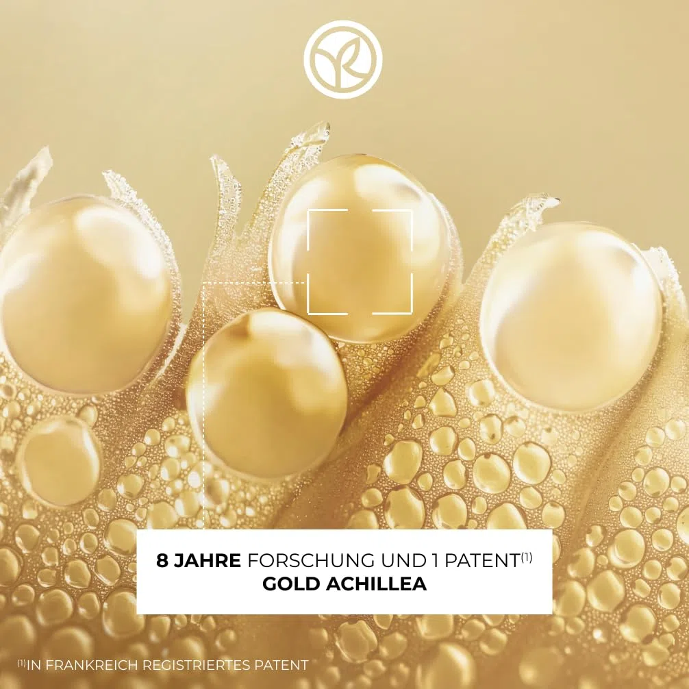 Yves Rocher ANTI-AGE GLOBAL Set für intensive Regeneration: Verschönernde Tagespflege (50 ml) & Komfort-Nachtpflege (50 ml) mit Gold-Achillea – Regeneriert, Strafft & Bekämpft Zeichen der Hautalterung