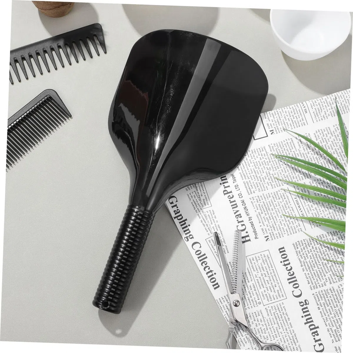 Beavorty 3st Haarmaske Hervorheben Friseurstation Perücke Friseurschutz Markieren Haarschutz Haarcreme Salon Friseur Haarstyling-zubehör Schwarzes Haarspray Haar Styling Plastik Black
