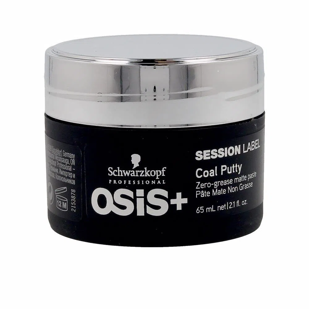 Schwarzkopf OSiS Session Label Coal Putty, 1er Pack, (1x 65 ml)