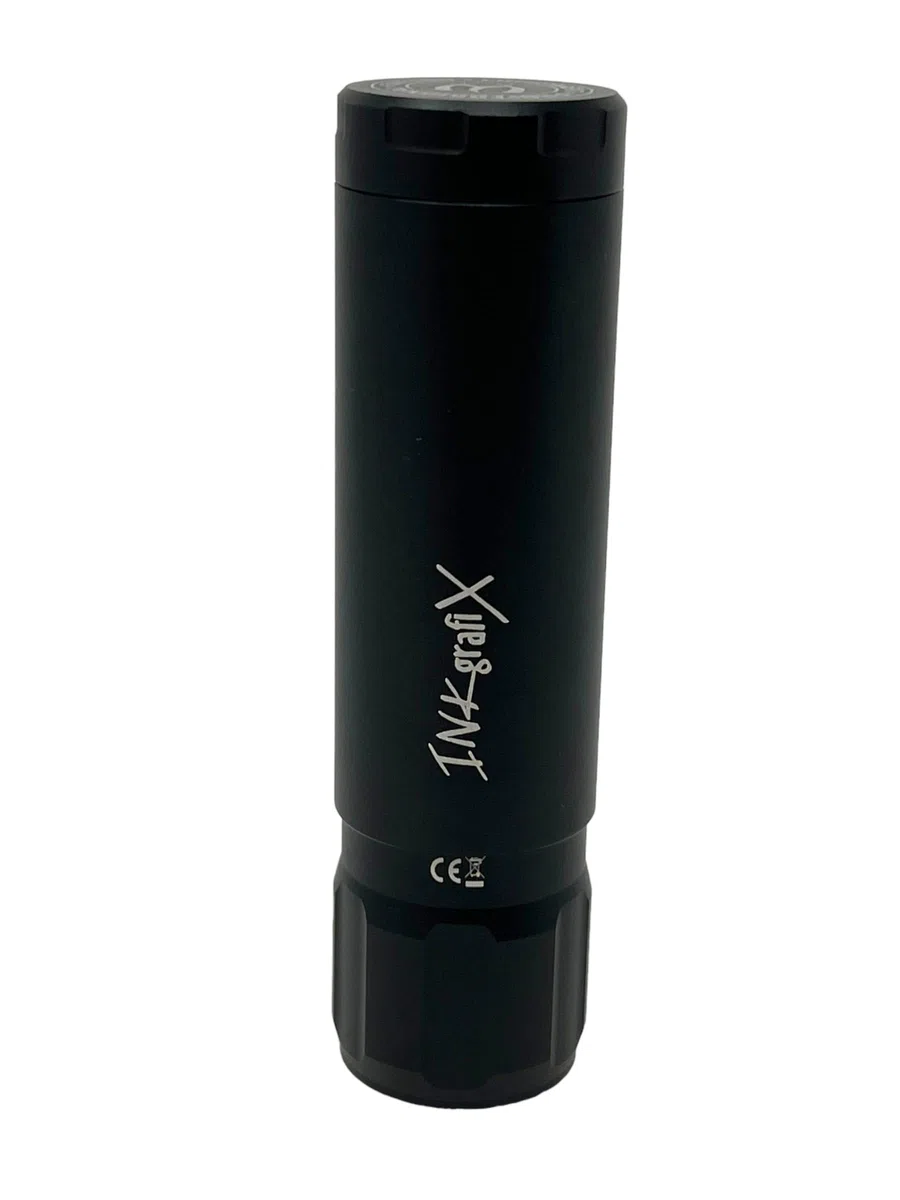 INKgrafiX® AVA GT Akku Pen EP9 - Schwarz - Deutschland - Profi Studio - IG60129 - Tattoo Tattoomaschine Maschine DE Black Akkkupen