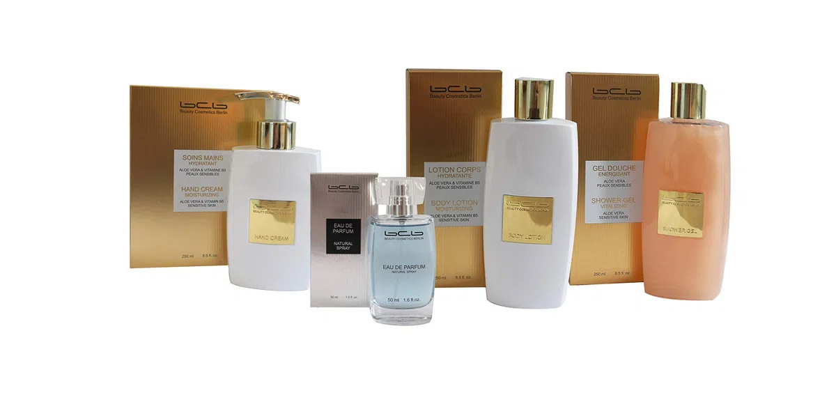 BCB Set silber - 4 Teile (Eau de Parfum silber, Hand Creme, Body Lotion und Shower Gel)
