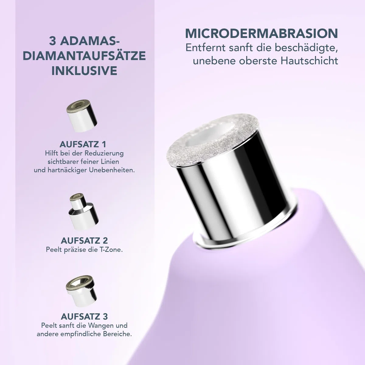 FOREO KIWI derma Mikrodermabrasion + KIWI Poren-Toner-Pads Set | Mikrodermabrasionsgerät, Mitesserentferner, Porensauger, Toner-Pads, Hamamelis, Gesichtspeeling, Diamant