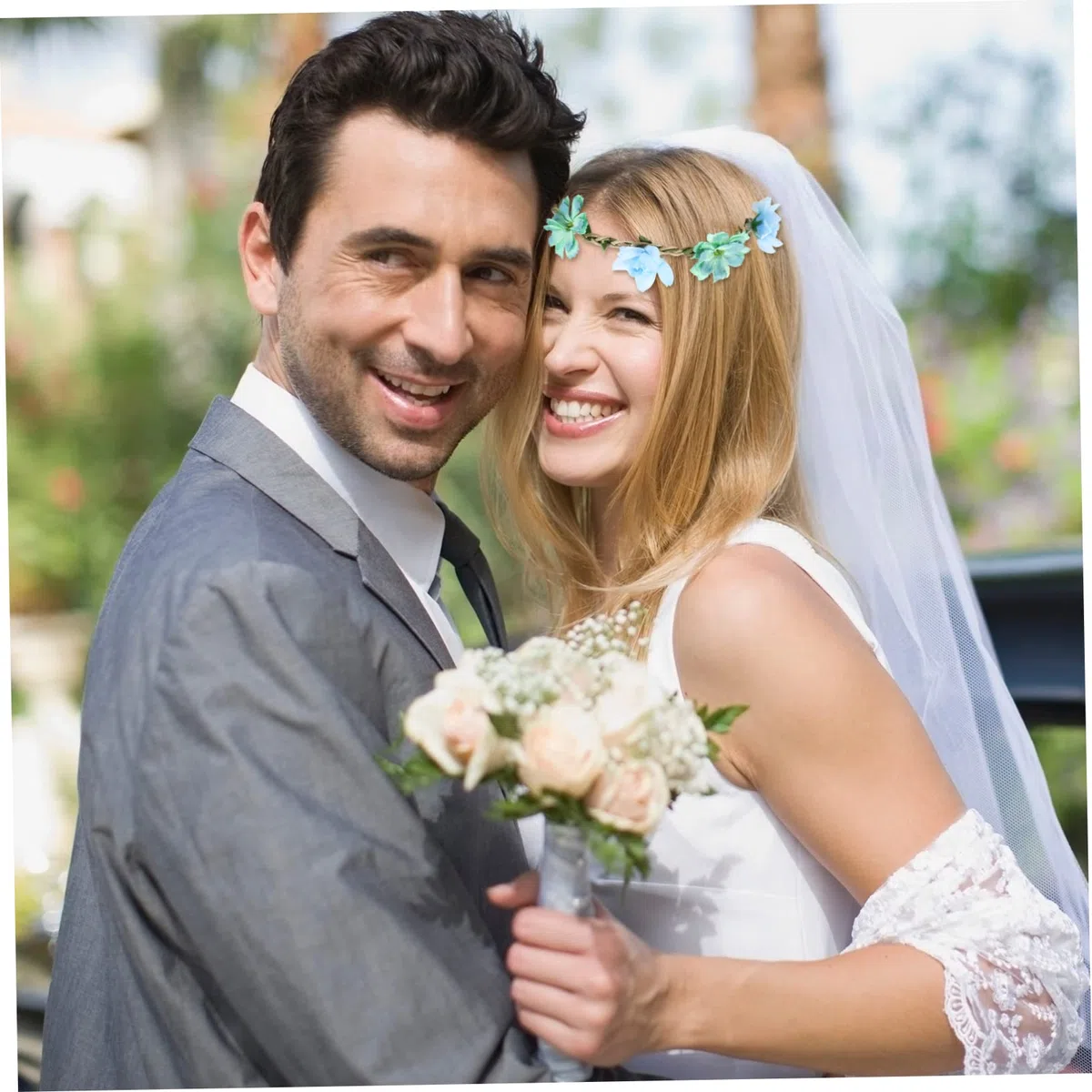18stücke Teiliges Braut Blumenkranz Haarschmuck Für Hochzeiten Fotografie Und Festivals Elastisches Leichtes Design Mit Lebensechten Farben Und Hautfreundlichen Materialien