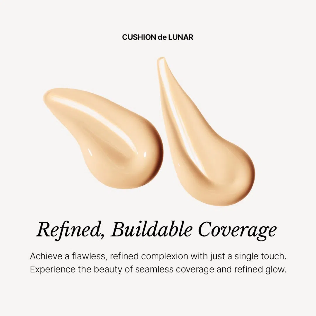[Paris] Kissen mit Punkt, Excellence Cushion Foundation – 23 mittelbeige, lange Lebensdauer, modulare Abdeckung, leichte und atmungsaktive Textur, feuchtigkeitsspendende Helligkeit
