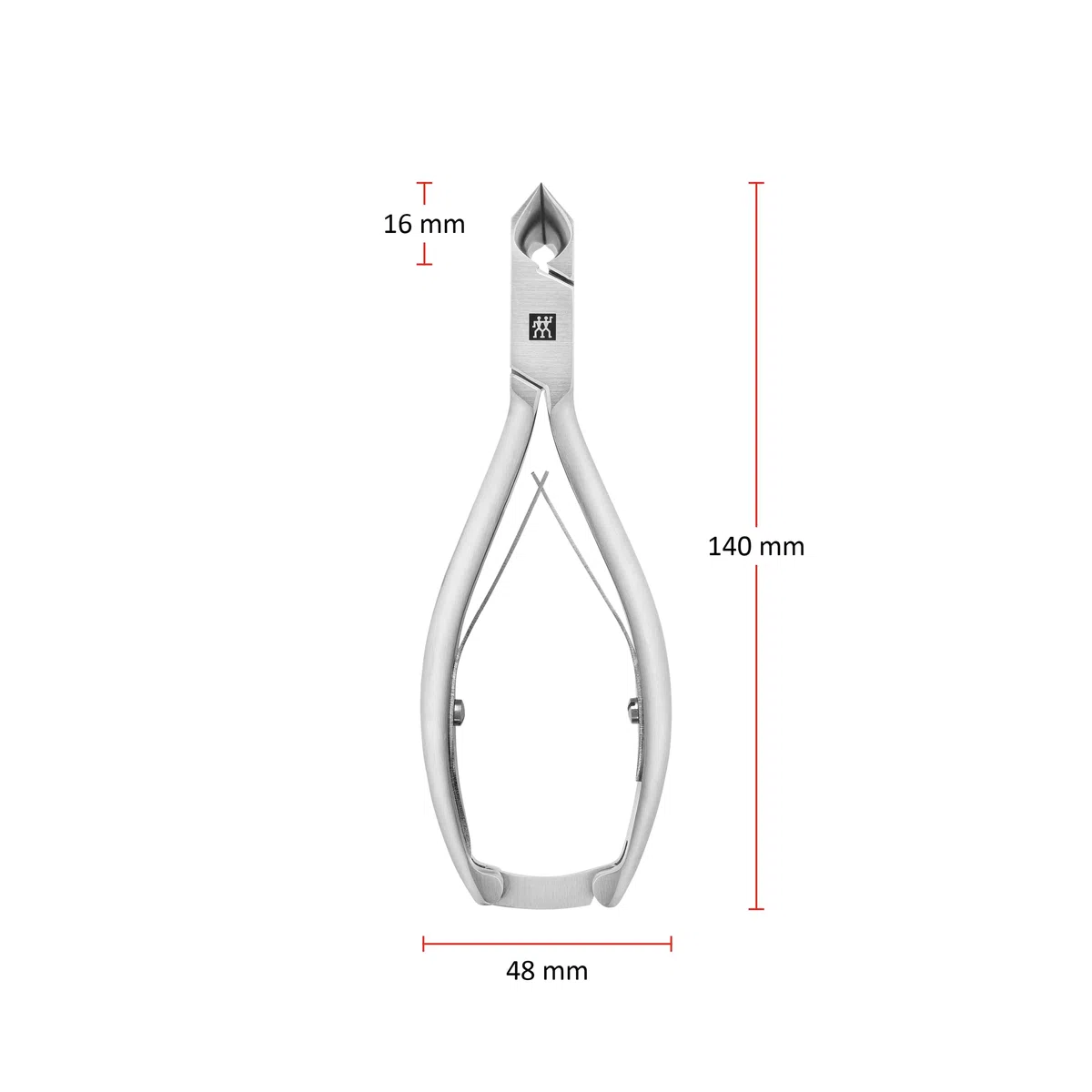ZWILLING Nagelzange Kopfschneider (für feste Nägel und Nagelecken, ergonomische Griffe, besonders scharfe Schneiden), Premium, Silber