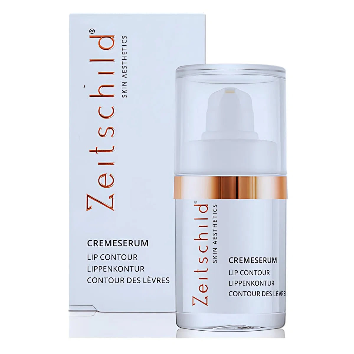 Lippenkontur Cremeserum mit Hyaluron, Peptiden & Nelkenextrakt – Pflegendes Lippenserum für mehr Volumen, 15 ml