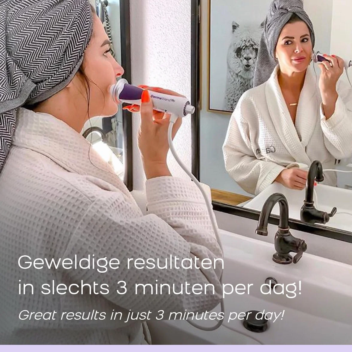 Dermawand Pro Hautpflegegerät Anti-Aging Gesichtspflege Faltenreduzierung Porenverfeinerung Straffung