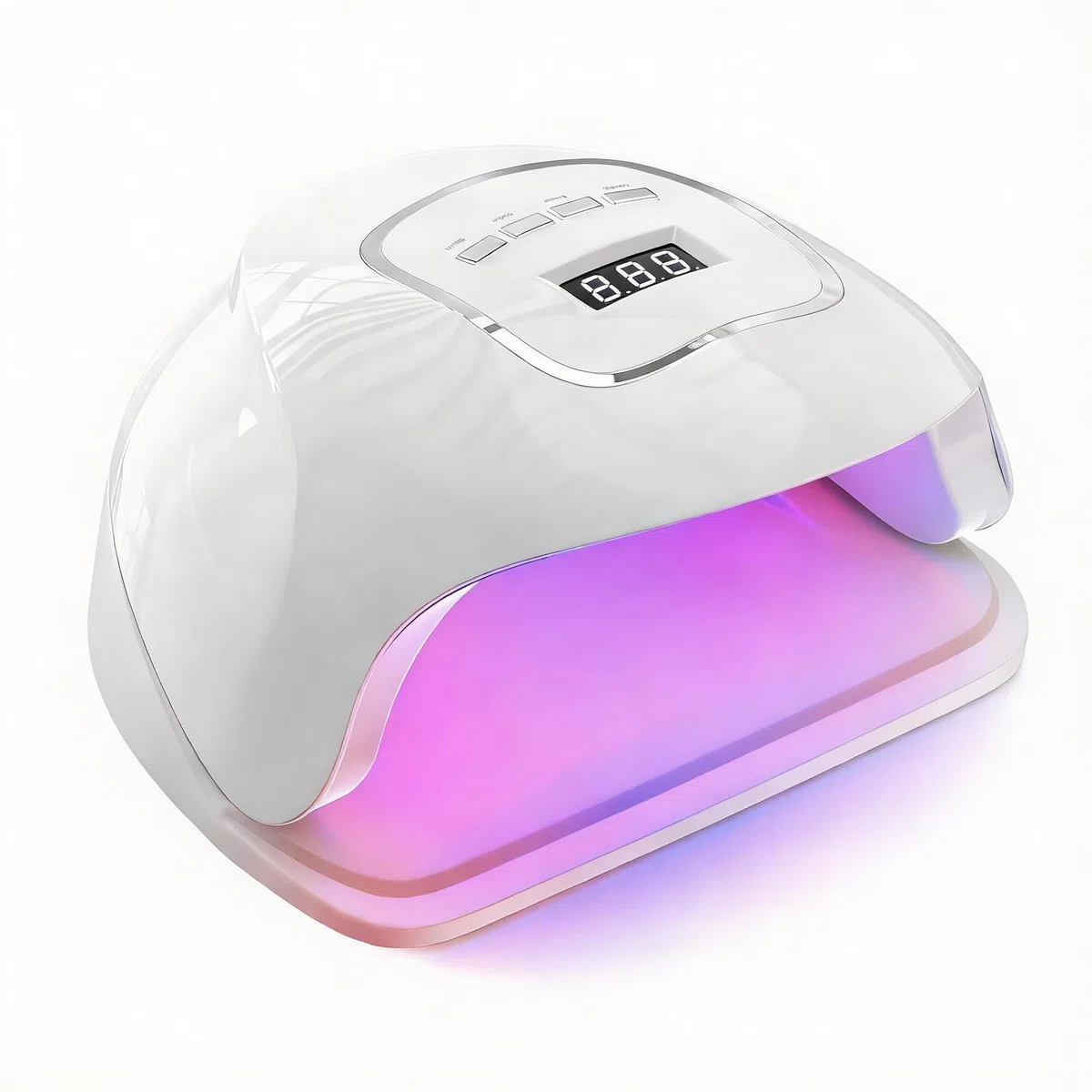 iKeener Nagelpilz Lasergerät, 45 LEDs Nagelpilz Gerät für Mehrere Fingernägel und Zehennägel, 15 Blaulicht+ 30 Rotes Licht, 3/5/7/10 Min Timer, Unterstützende Nagelpflege