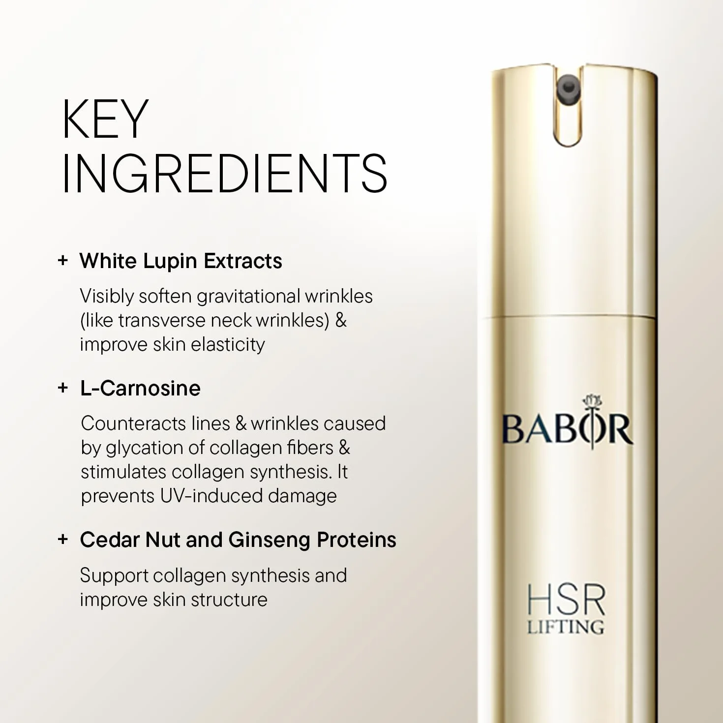 BABOR HSR LIFTING Neck & Décolleté Cream, Anti-Aging Creme für Nacken und Dekolleté, Mit Sheabutter und Panthenol, 1 x 50ml
