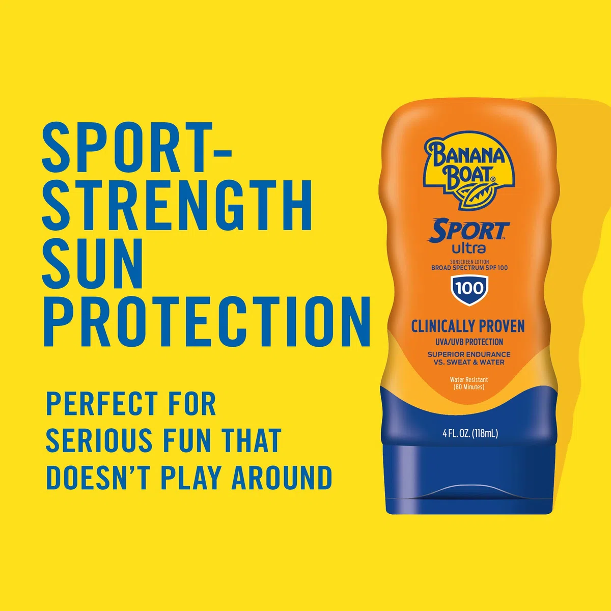 Banana Boat Sport Performance Sunblock Lotion SPF 100, 4-Unce Bottles (2 Stück) by Banana Boat