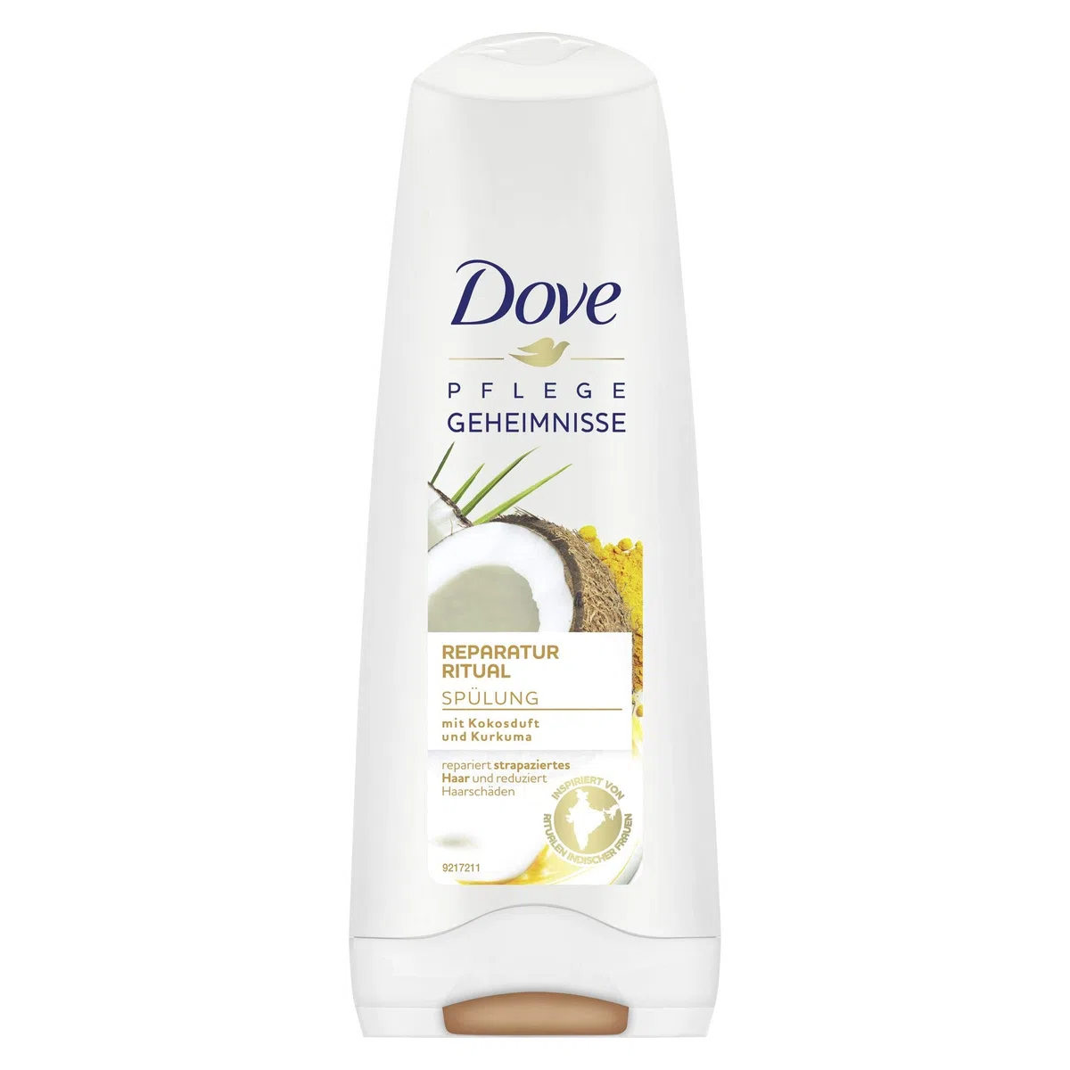 Dove Pflegegeheimnisse Spülung Reparatur Ritual Conditioner Mit Kokosduft & Kurkuma Für Strapaziertes Haar,200ml (1er Pack)