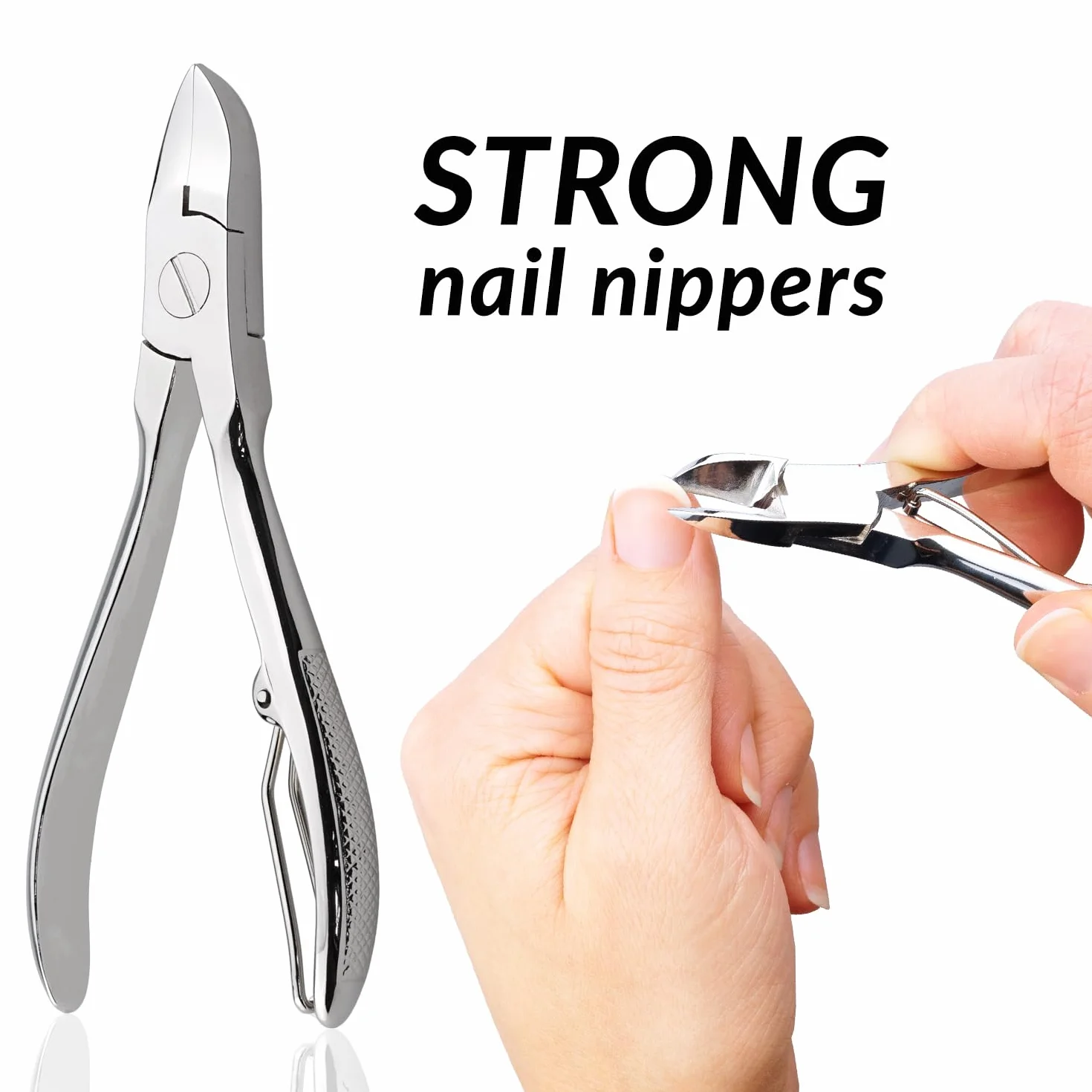 marQus Solingen Maniküre Set Herren und Damen 7 Teile mit Nagelzange - Made in Germany für Hand- und Fußpflege - Echt Leder Etui handlich und weich