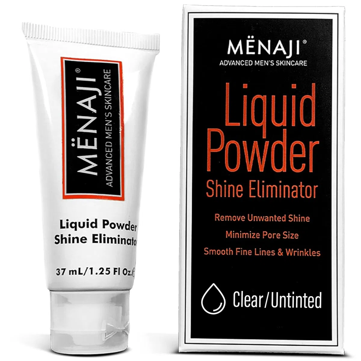 mënaji Liquid Powder Glanz Eliminator, 1,25 FL OZ