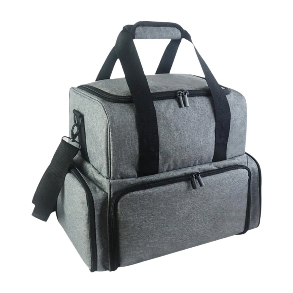 Reise Organizer für Nagellack mit Herausnehmbaren Taschen, GRAU