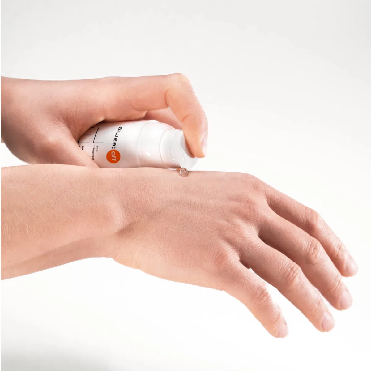 SWEAT-OFF Antitranspirant Gel 30ml | Gel gegen Handschweiß und Fußgeruch | Antiperspirant für Hände & Füße