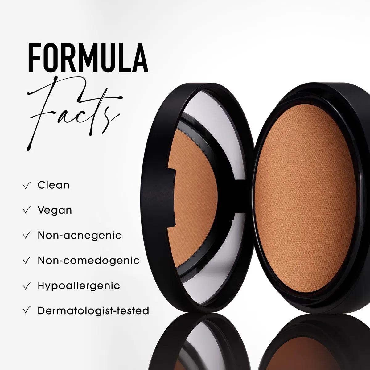 bareMinerals BAREPRO Skin-Perfecting Powder Foundation - Mattierende Kompaktpuder-Foundation mit voller Deckkraft, pflanzlichem Squalan, talkfrei, ölkontrollierend, vegan