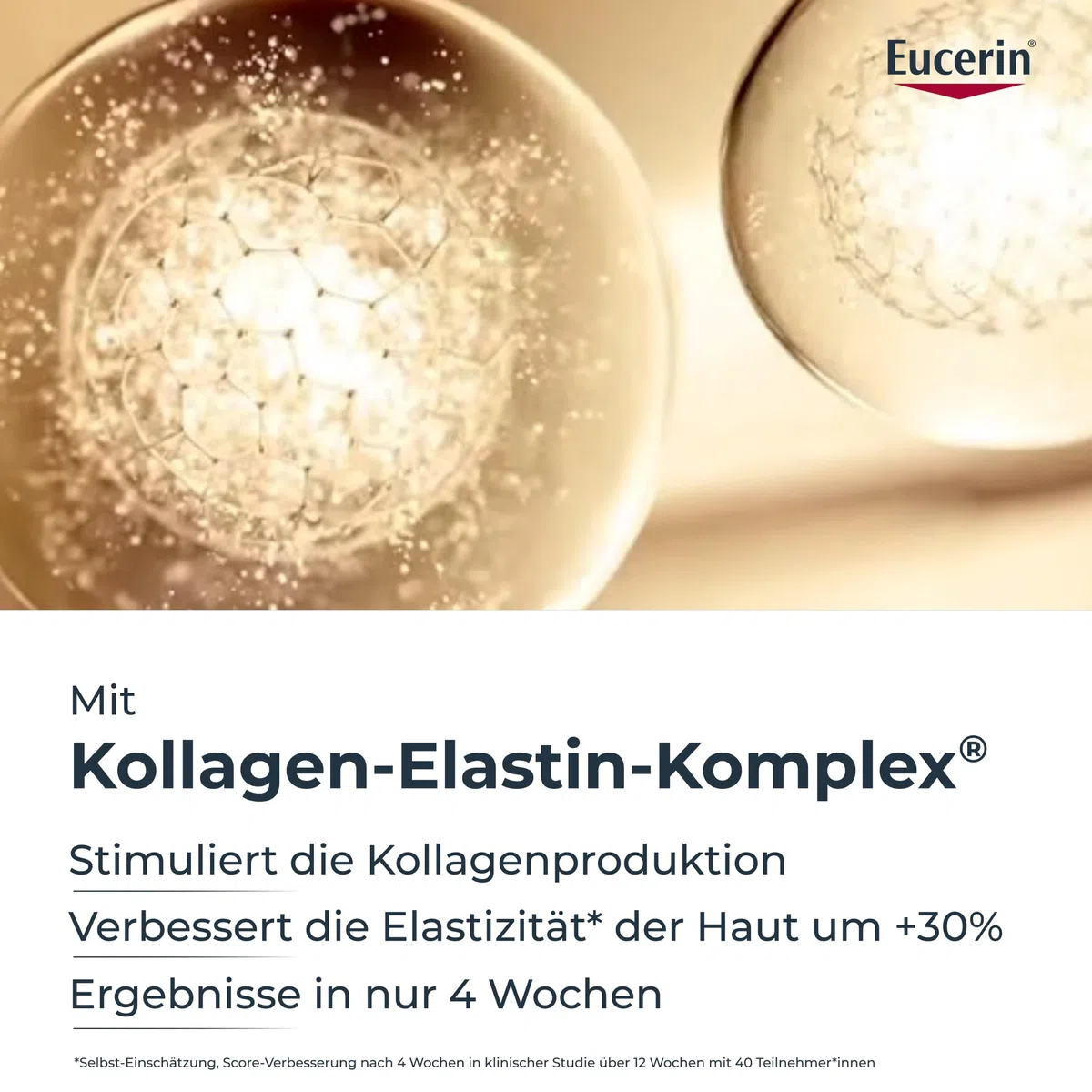 Eucerin Hyaluron-Filler + Elasticity Tagespflege LSF 30 Nachfüllkapsel 50 ml, Gesichtscreme fördert die Hautelastizität, reduziert Falten und Flecken, Anti Aging Creme mit Hyaluronsäure und Thiamidol