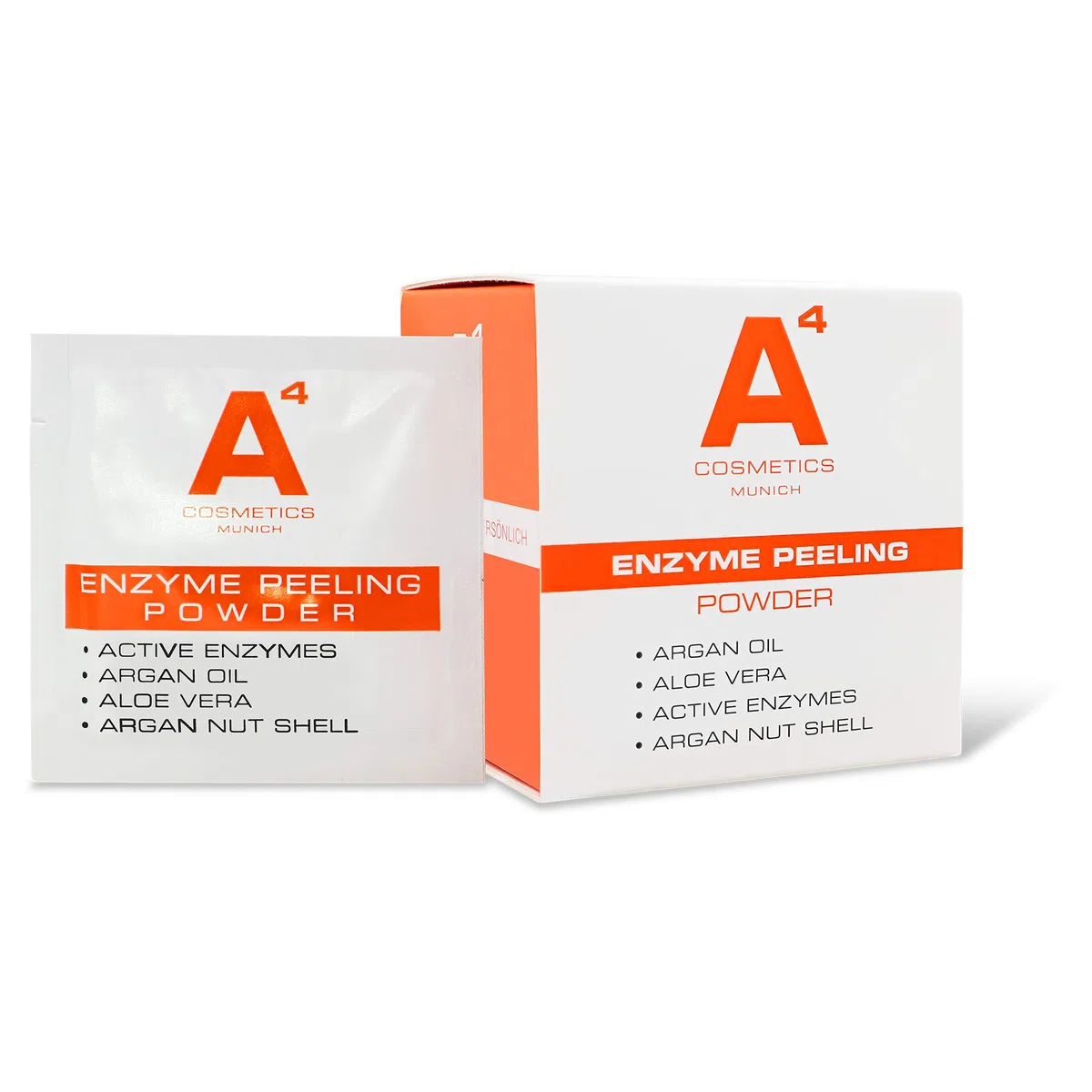 A4 COSMETICS Enzyme Peeling Powder | Enzyme Peeling und Anti Aging Gesichtspflege | Gesichtsreinigung und Peeling | Hautpflege für frischen Teint und glatte Haut | Verfeinert das Hautbild (15g)