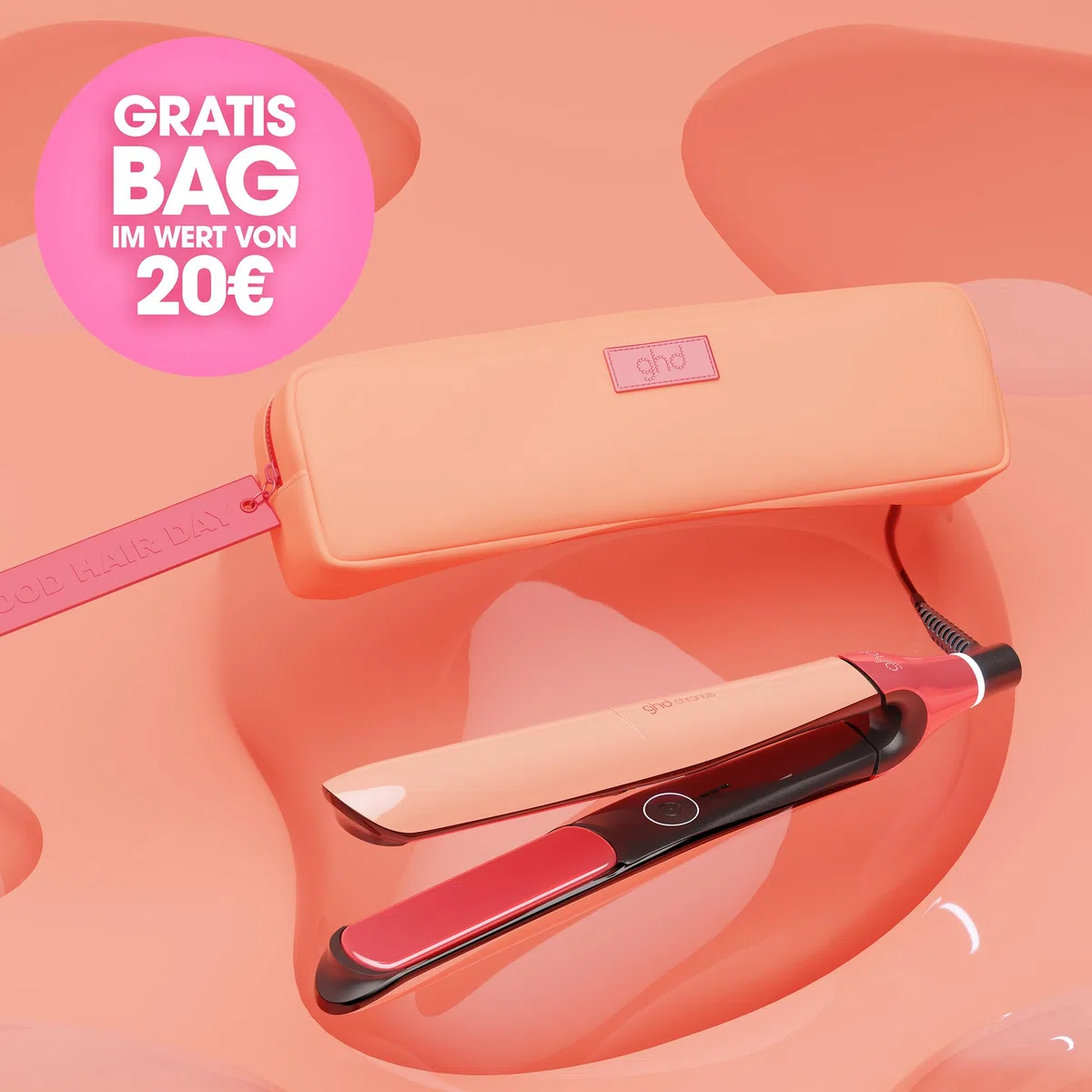 ghd chronos Glätteisen 26 mm Platten smarter Haarglätter Multistyler Anti Frizz Finish