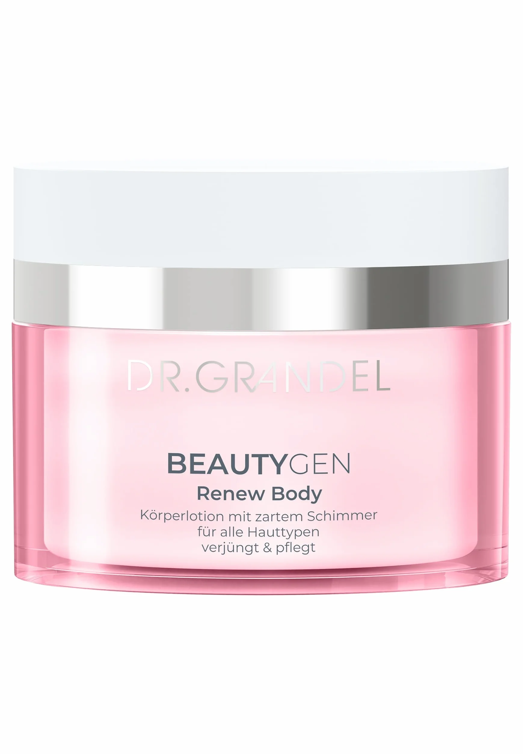 DR. GRANDEL BEAUTYGEN Renew Body Hautverjüngende Körperpflege 200 ml | Mit Schneealgen-Extrakt, spendet Feuchtigkeit, glättet die Haut & verleiht einen zarten Schimmer