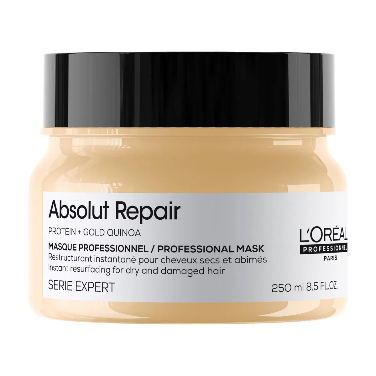 L'Oréal Professionnel Reparierende Haarmaske für strapaziertes und trockenes Haar, Mit Quinoa, Serie Expert, Absolut Repair Maske