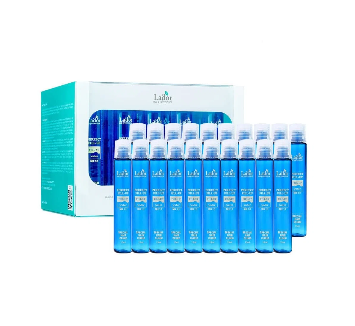 LA'DOR Perfect Hair Filler 13 ml x 20 Ampullen Für das Geschädigtes Haar Haarspülung 3 Sekunden Keratin Intensive Haarmaske Ausspülen Trockenes Haar Tiefenspülung Enthält Proteine