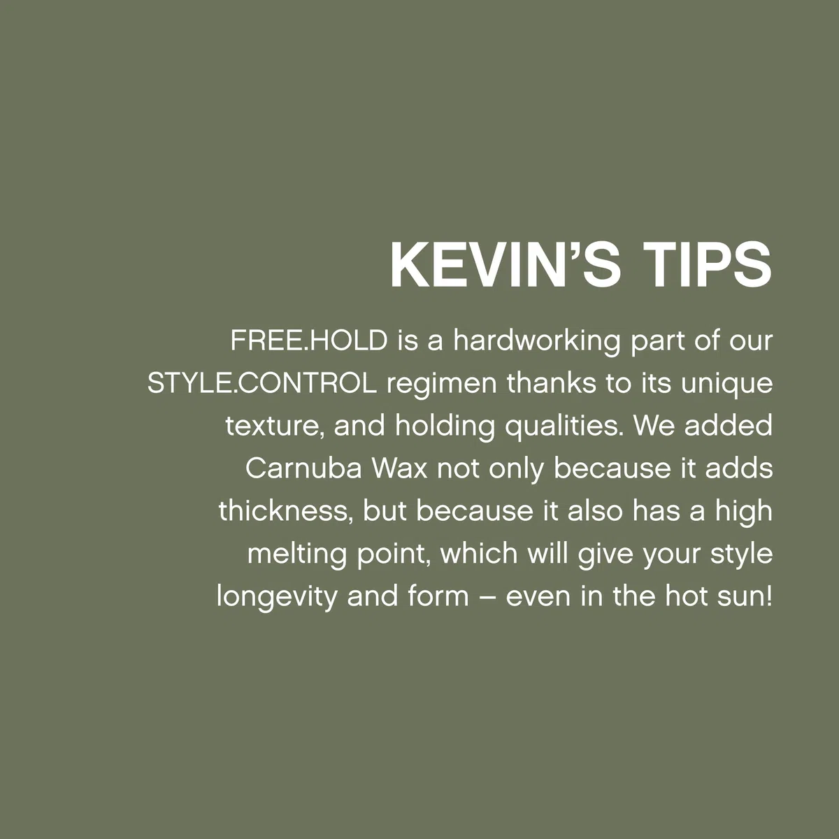 Kevin.Murphy Kevin Murphy Free Hold - 100 G