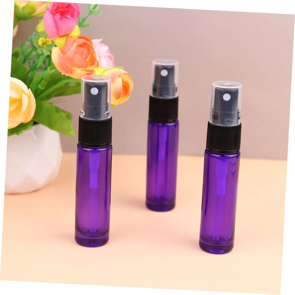 FRCOLOR Wiederbefüllbare Parfüm Sprühflasche Tragbar und Geeignet für Reisen 10ml 20 Stück aus Glas für Parfüm und Eau De Cologne im Outdoor Einsatz