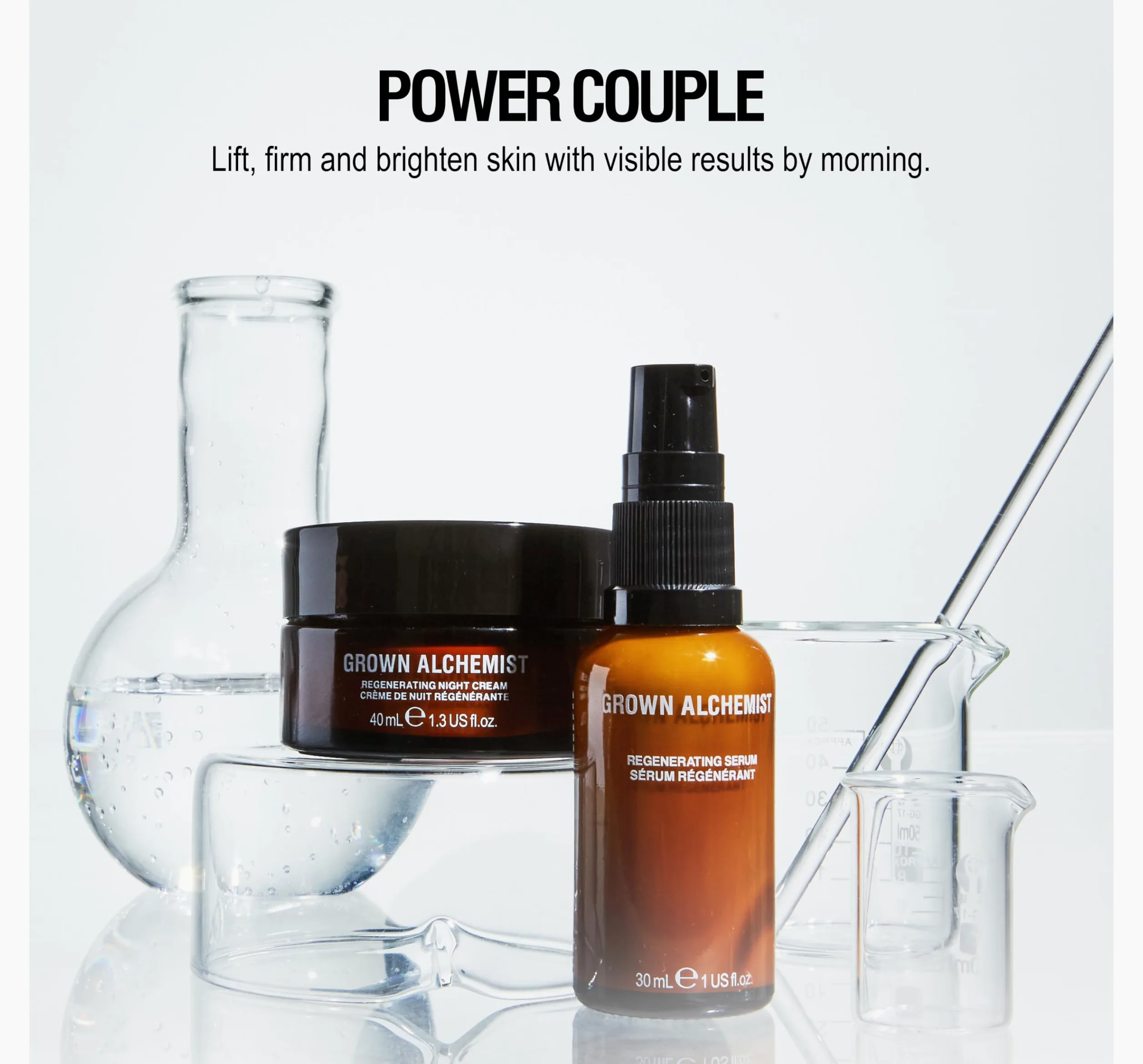 Grown Alchemist Regenerating Face Serum - Anti Aging Serum gegen Falten mit Peptiden, Proteinen & pflanzlichem Kollagen, aufhellendes, feuchtigkeitsspendendes Gesichtsserum mit Antioxidantien, 30ml