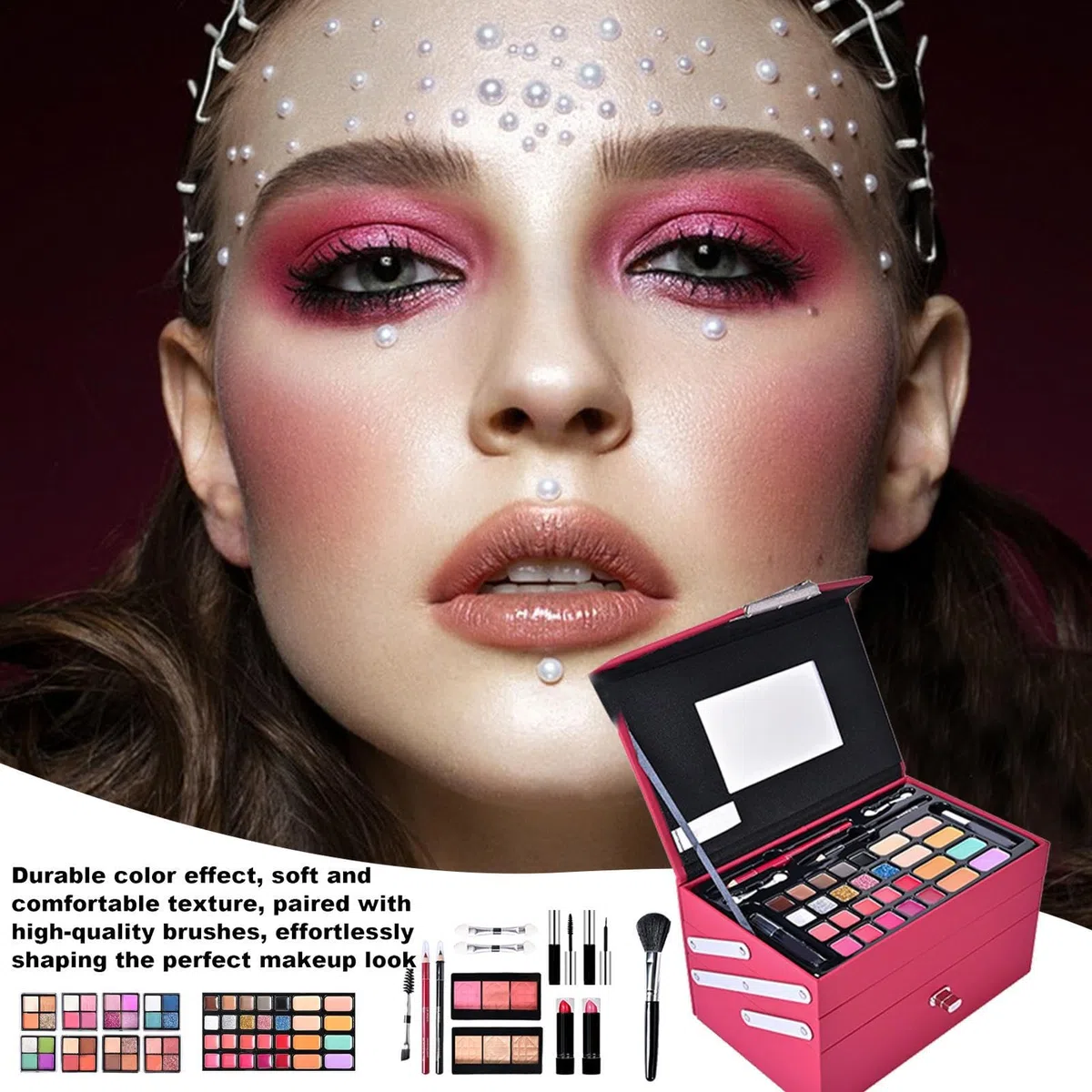 Make-up-Sets für Frauen, komplettes Make-up-Set für Frauen – vielseitige | Sets – komplettes Kosmetik-Set für Mädchen und Anfänger