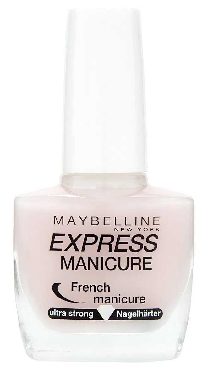 Maybelline New York Make-Up Nailpolish Express Manicure Nagellack French Manicure Rosé/Nagelhärter für gestärkte Nägel in natürlichem French Look, 1 x 10 ml